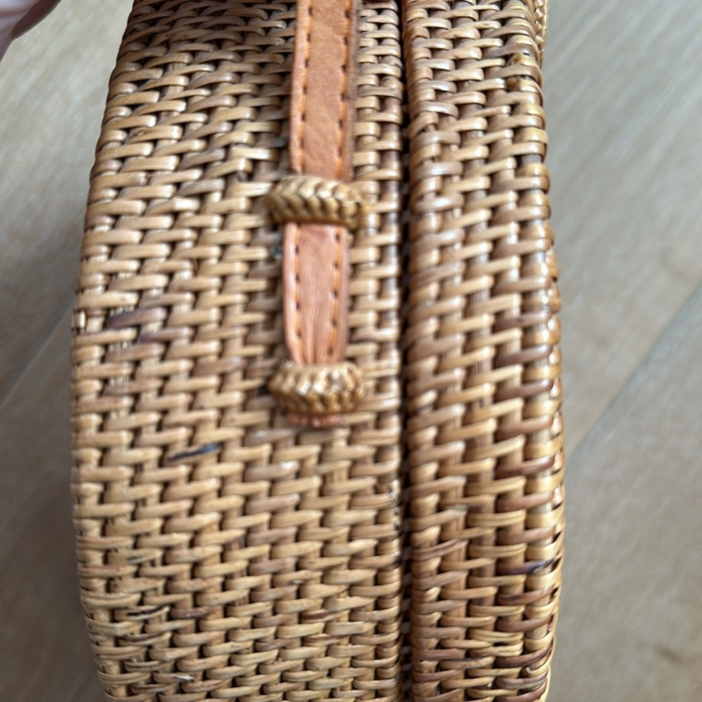 Rattan basket bag - Picture 5 of 8